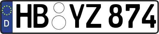 HB-YZ874