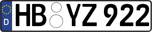 HB-YZ922