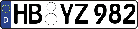 HB-YZ982