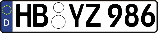 HB-YZ986