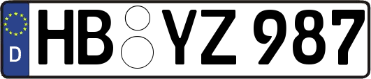 HB-YZ987
