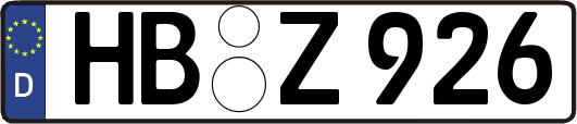 HB-Z926