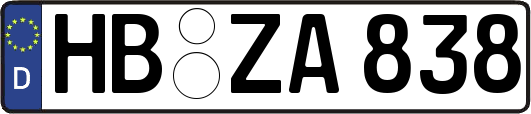 HB-ZA838