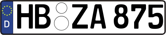 HB-ZA875
