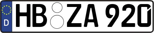 HB-ZA920