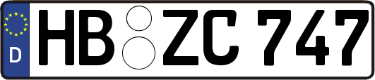 HB-ZC747