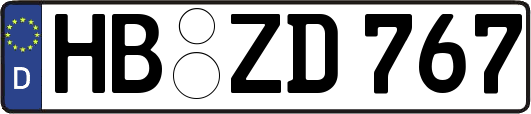 HB-ZD767