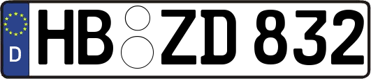 HB-ZD832