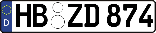 HB-ZD874