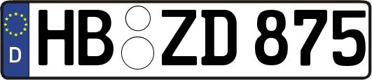 HB-ZD875