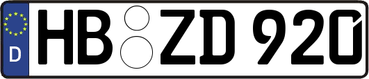 HB-ZD920