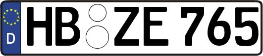 HB-ZE765