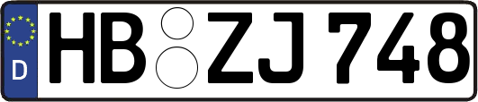 HB-ZJ748