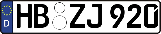 HB-ZJ920