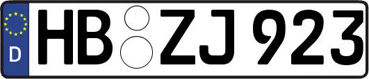 HB-ZJ923