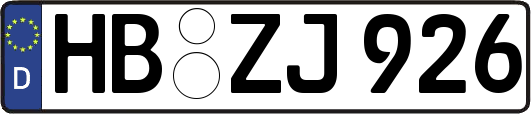 HB-ZJ926
