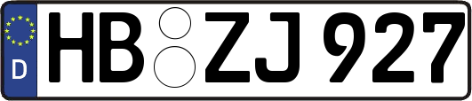 HB-ZJ927