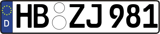 HB-ZJ981