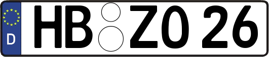 HB-ZO26