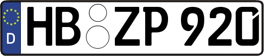 HB-ZP920