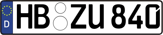HB-ZU840