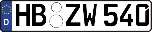 HB-ZW540
