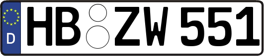 HB-ZW551