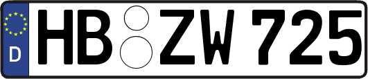 HB-ZW725