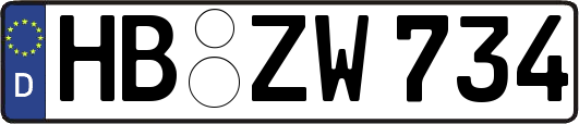 HB-ZW734