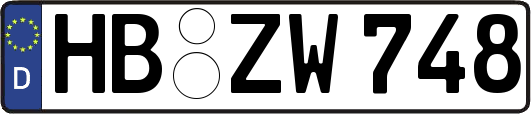 HB-ZW748