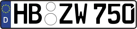 HB-ZW750