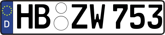 HB-ZW753