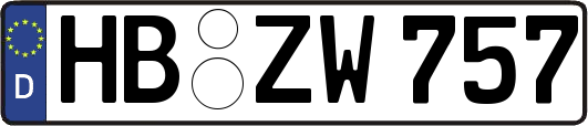 HB-ZW757