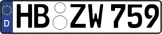 HB-ZW759