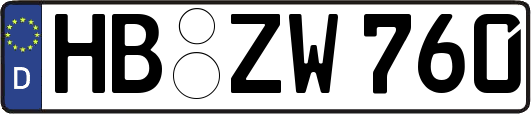 HB-ZW760