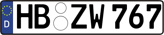HB-ZW767