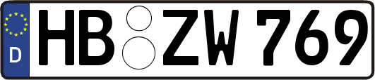 HB-ZW769