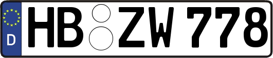 HB-ZW778