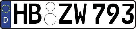 HB-ZW793