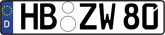 HB-ZW80