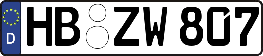 HB-ZW807