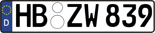HB-ZW839