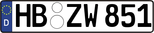 HB-ZW851
