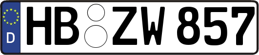 HB-ZW857