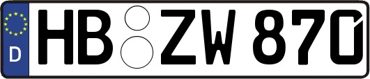 HB-ZW870