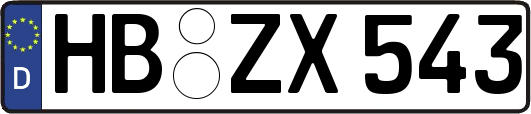 HB-ZX543