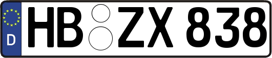 HB-ZX838