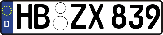 HB-ZX839