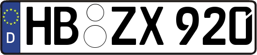 HB-ZX920