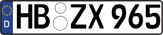 HB-ZX965